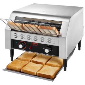 Commercial Conveyor Toaster, 450 Slices/Hour Conveyor Belt Toaster, Heavy Duty Stainless Steel Commercial Toaster Oven